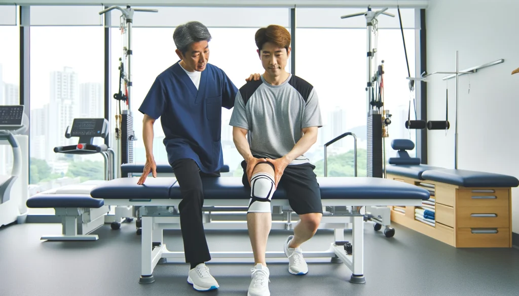 무릎 인대 재활 치료